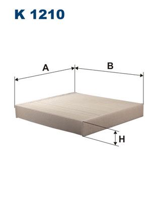 FILTRON K 1210 Filter, cabin air