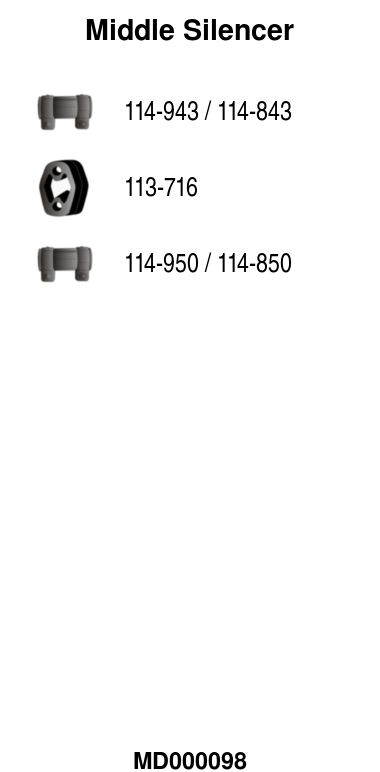 Mittelschalld&auml;mpfer