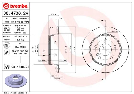 Brake Disc 08.4738.21