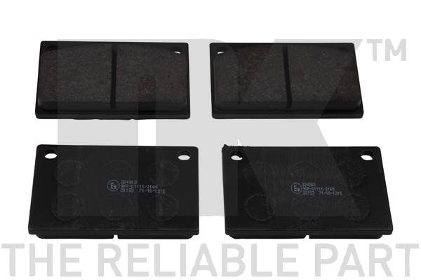 Bremsbelagsatz, Scheibenbremse