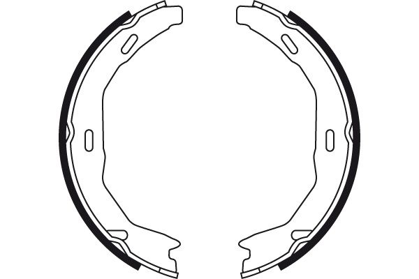 Bremsbackensatz, Feststellbremse