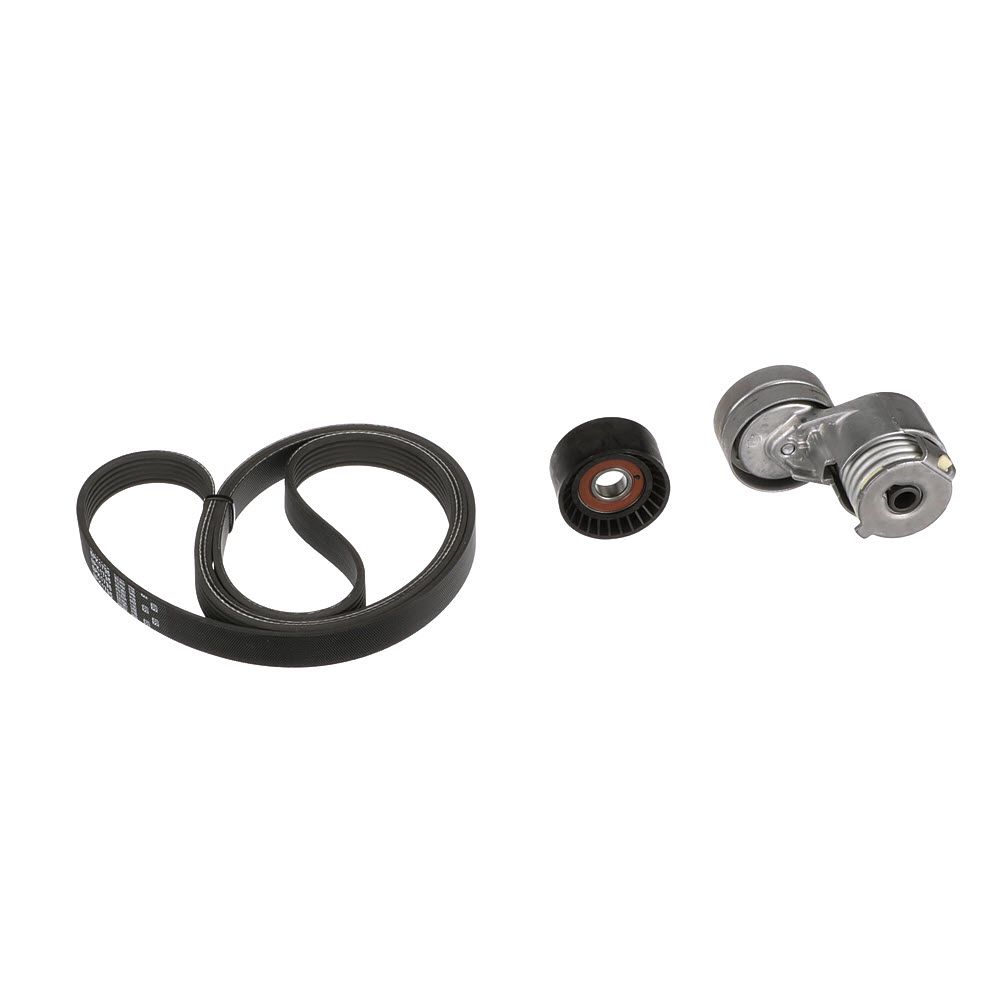 V formos rumbuotas diržas, komplektas