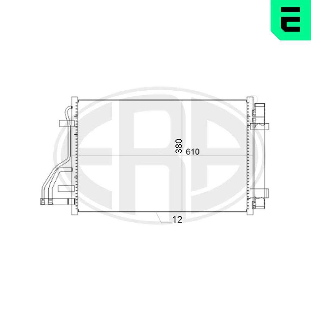 ERA 667151 - Kondensator, Klimaanlage