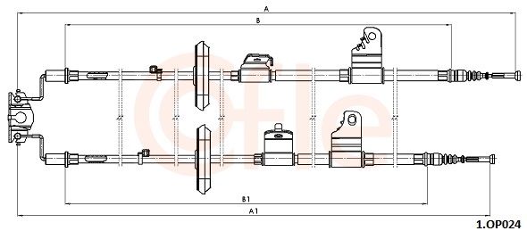 COFLE 92.1.OP024 - Seilzug, Feststellbremse