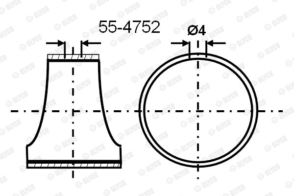 55-4752 GLYCO csapágy