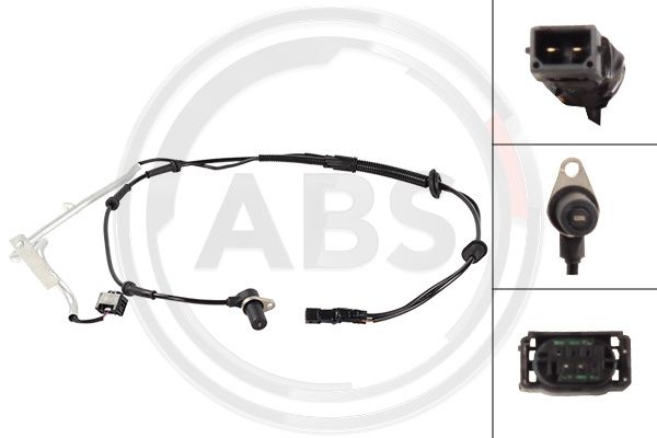 A.B.S. 33016 - Sensor, Raddrehzahl