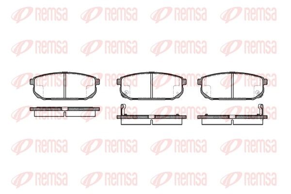Premium Rear Brake Pad Set Premium Rear Brake Pad Set