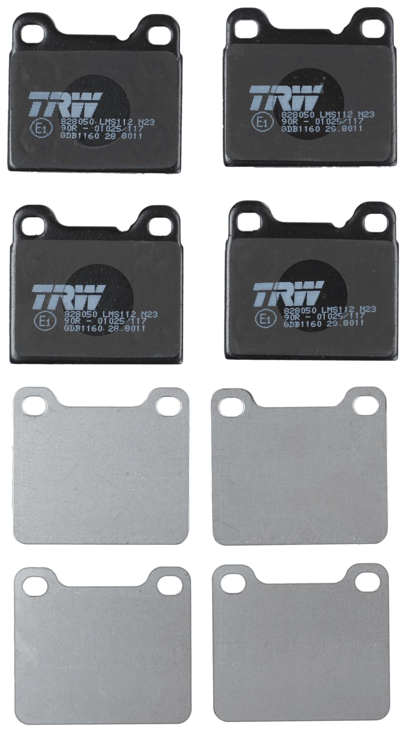 TRW DISC BRAKE PADS - TecDoc 2