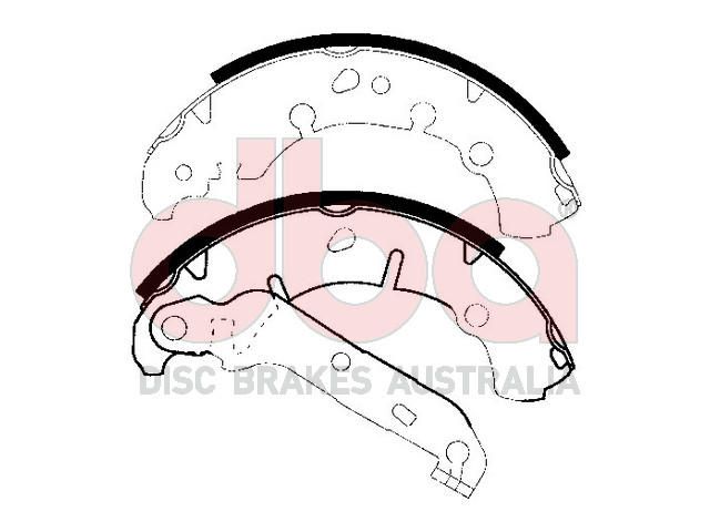 Street Series Brake Shoes [Ford Fiesta/Mazda 2 203.2mm] - TecDoc Only