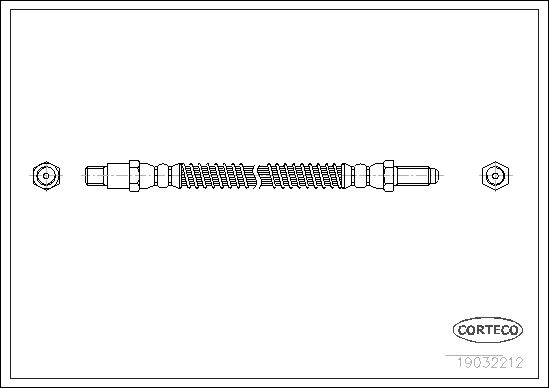 FLEXIBLE DE FREIN AUSTIN-ROVER M  0705