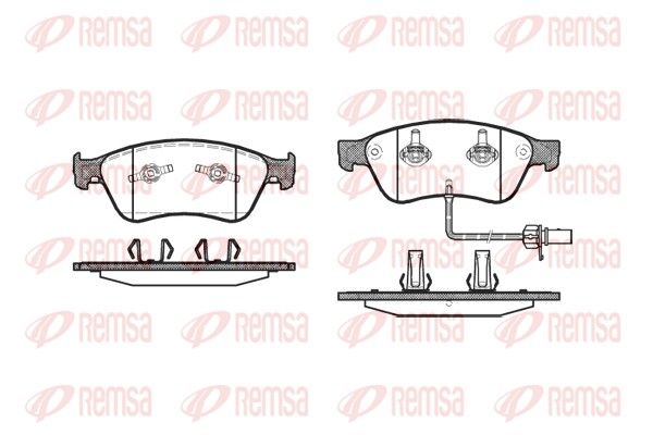 Premium Front Brake Pad Set Premium Front Brake Pad Set