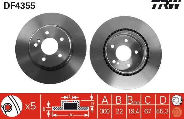 Brake Disc DF4355