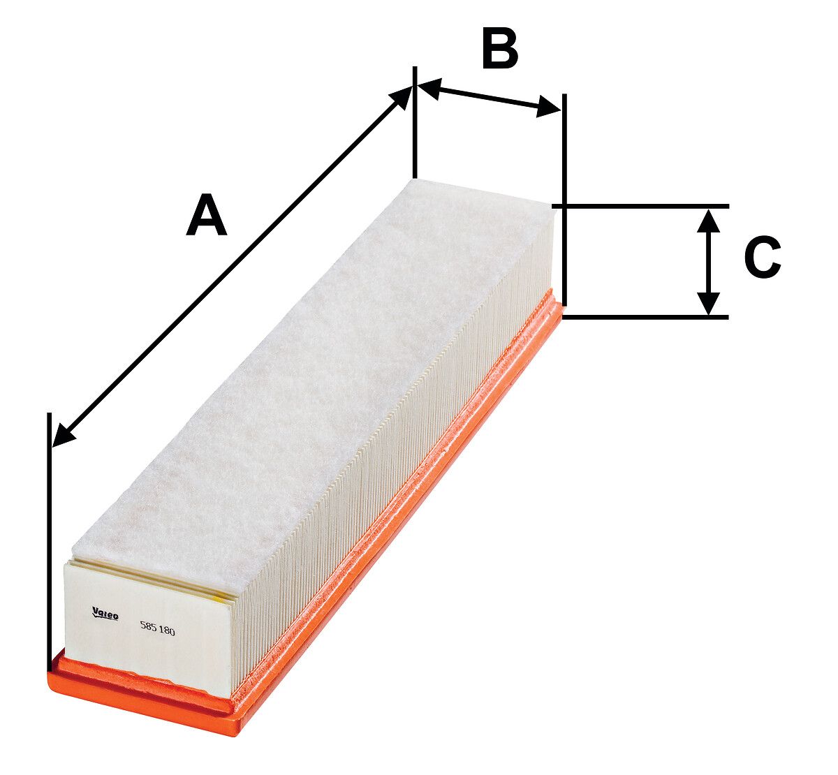 VALEO 585180 - Luftfilter