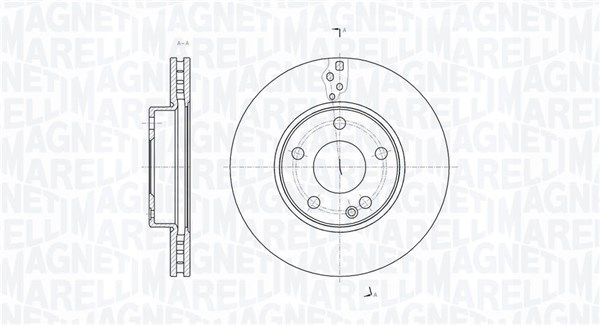 361302040602 MAGNETI MARELLI féktárcsa