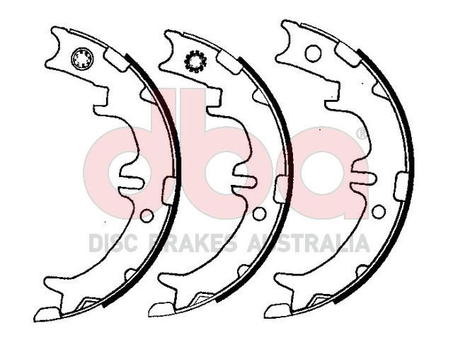 Street Series Brake Shoes [Toyota Parking Brake 190mm] - TecDoc Only