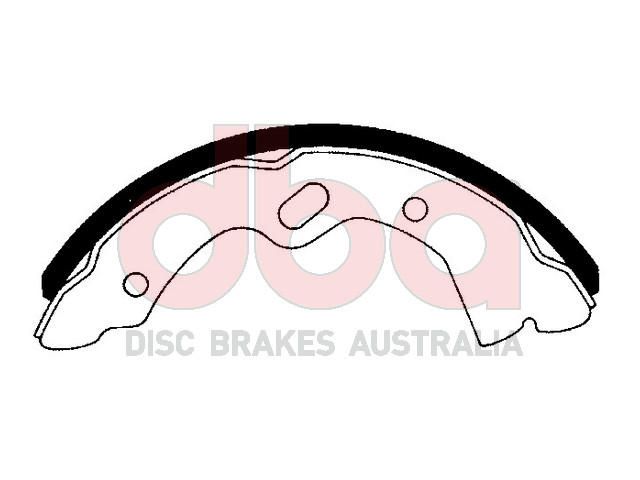 Street Series Brake Shoes [Ford Trader/Mazda 320mm] - TecDoc Only