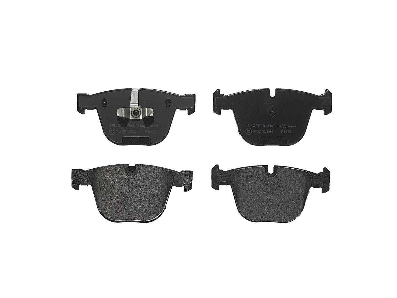BREMBO P 06 053 - Bremsbelagsatz, Scheibenbremse PRIME LINE