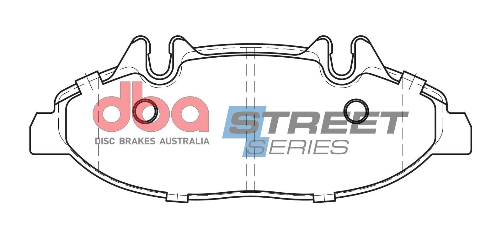 DBA SS STREET SERIES BRAKE PADS [ Mercedes 2003-2014 F ] - TecDoc Only