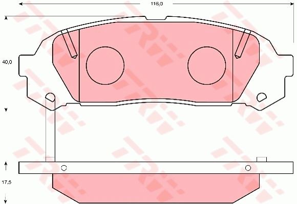 TRW DISC BRAKE PADS - TecDoc Only