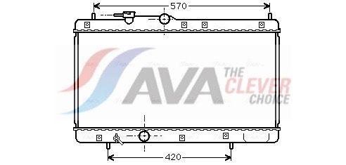 DU2033 AVA QUALITY COOLING hűtő, motorhűtés