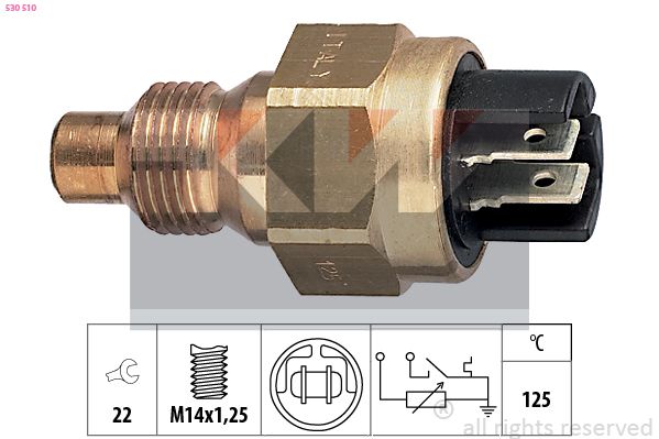 KW 530 510 - Sensor, K&uuml;hlmitteltemperatur