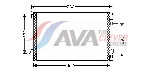 OLA5397 AVA QUALITY COOLING ** CLEVER FIT ** kondenzátor, klíma