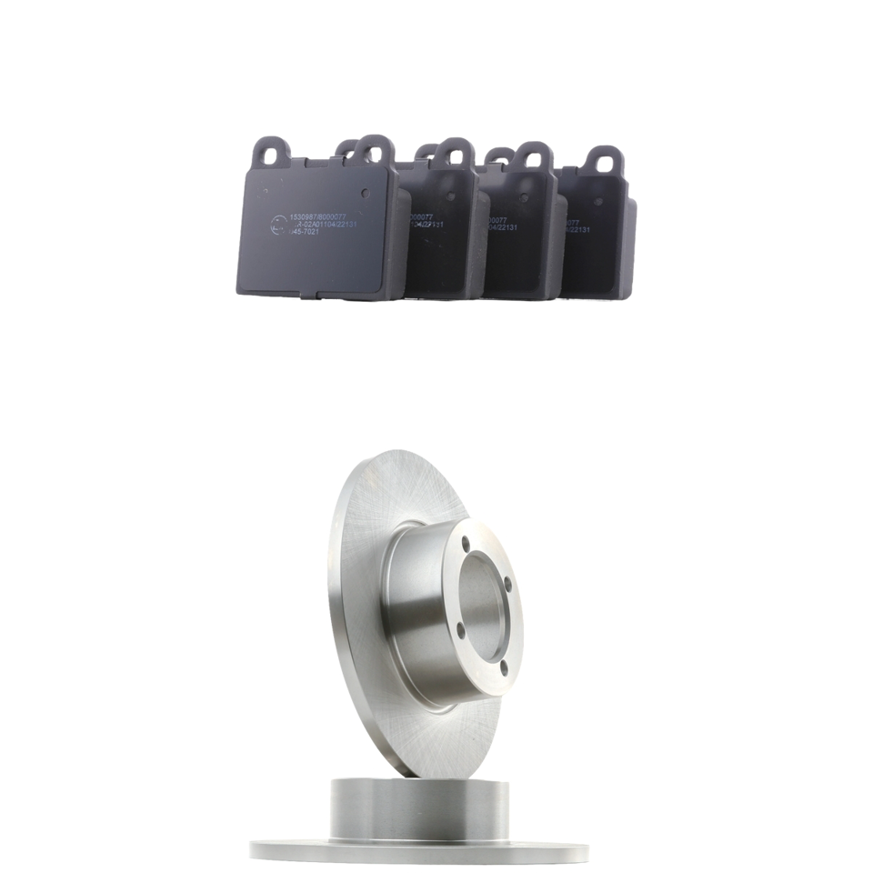 Remmenset, remschijf