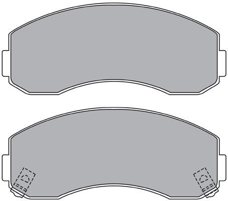 Juego de balatas de freno