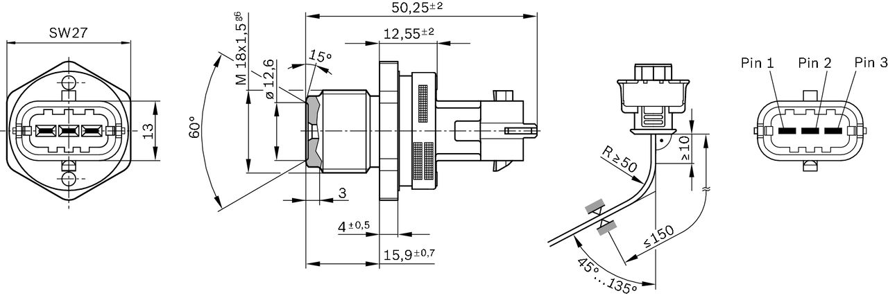 Sensor, Kraftstoffdruck