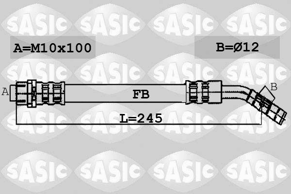 6606062 SASIC fékcső
