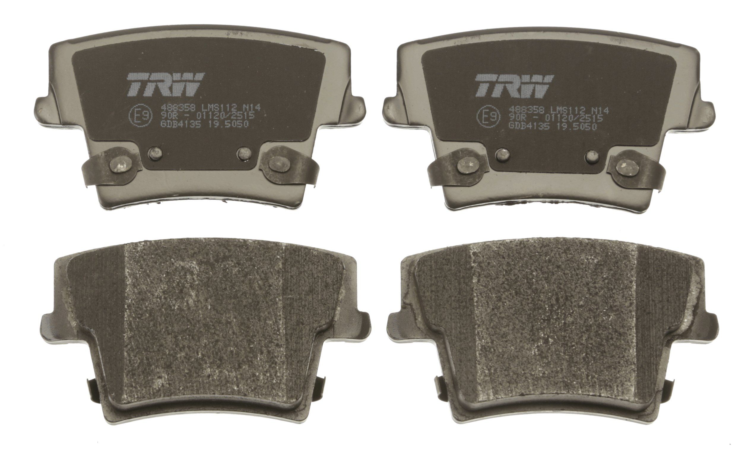 TRW DISC BRAKE PADS - TecDoc 2
