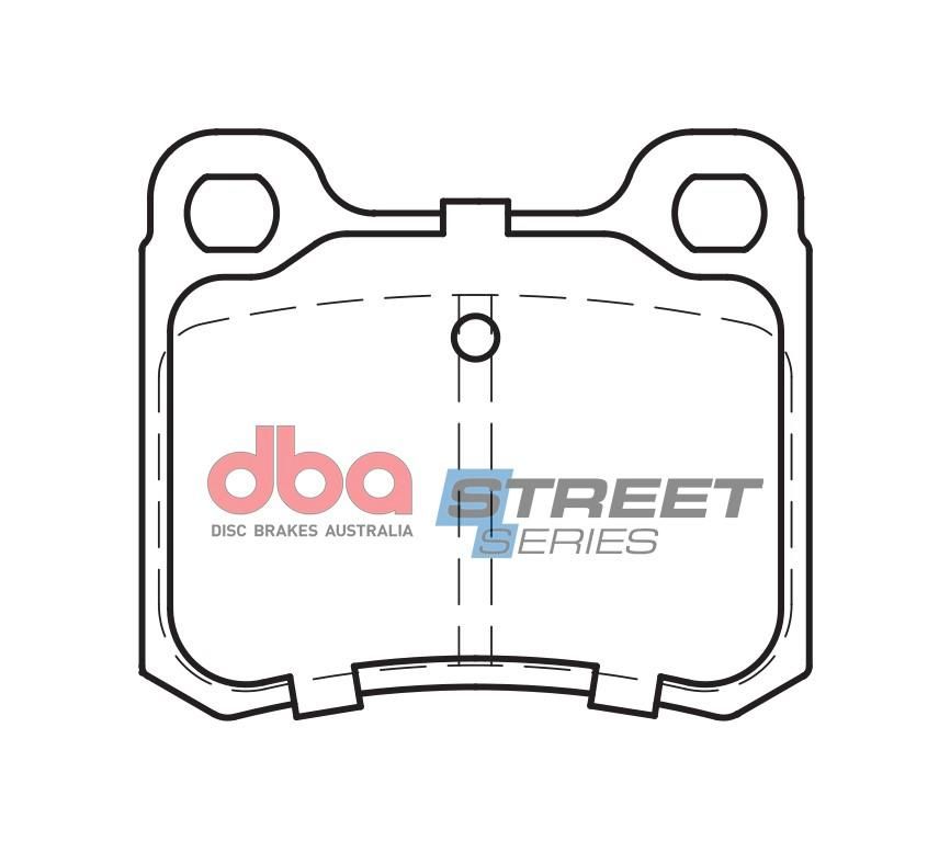 DBA SS STREET SERIES BRAKE PADS [ Mercedes 1985-2000 R ] - TecDoc Only