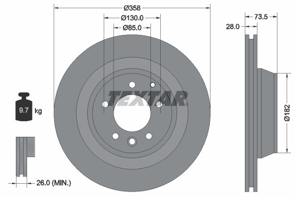 Brake Disc 92151403