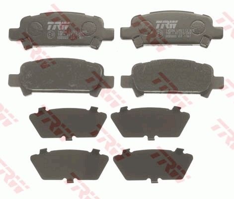TRW DISC BRAKE PADS - TecDoc 2