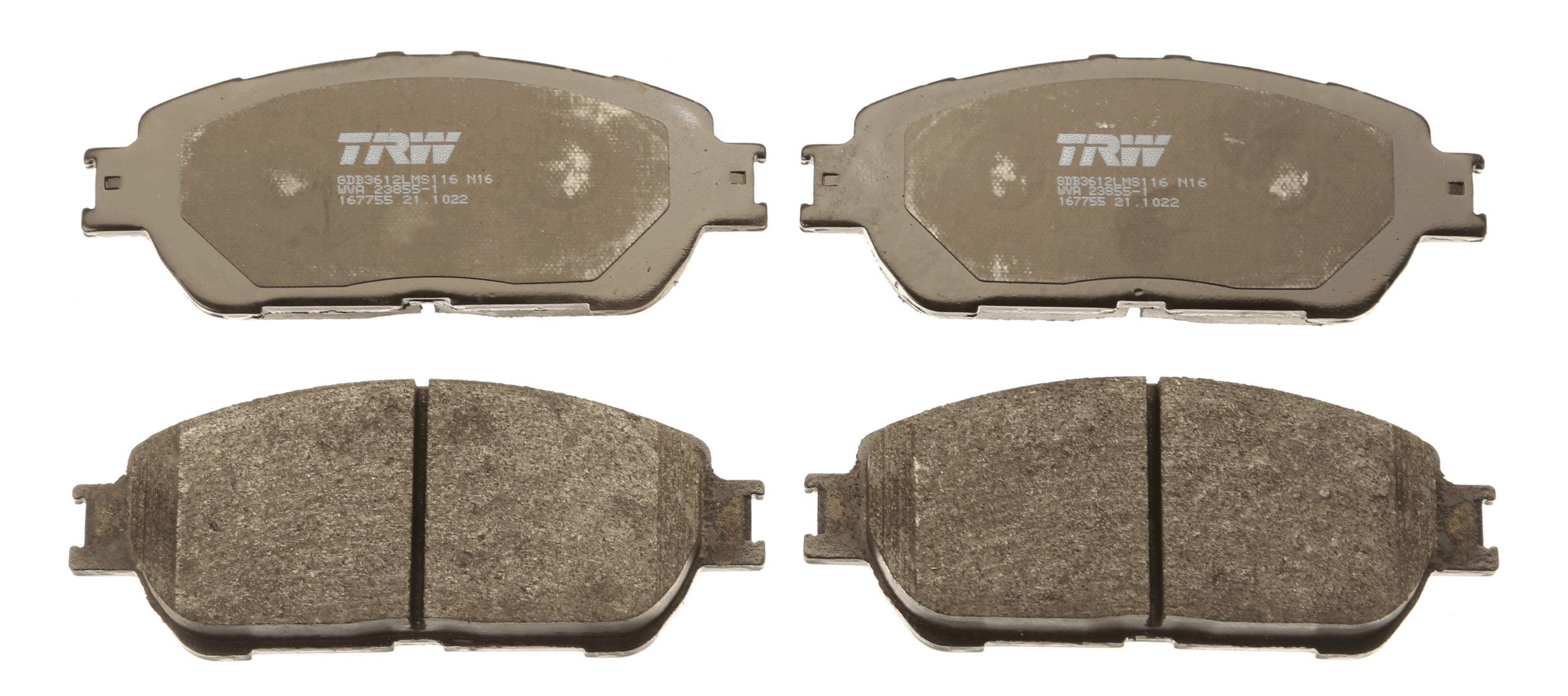 TRW DISC BRAKE PADS - TecDoc 2