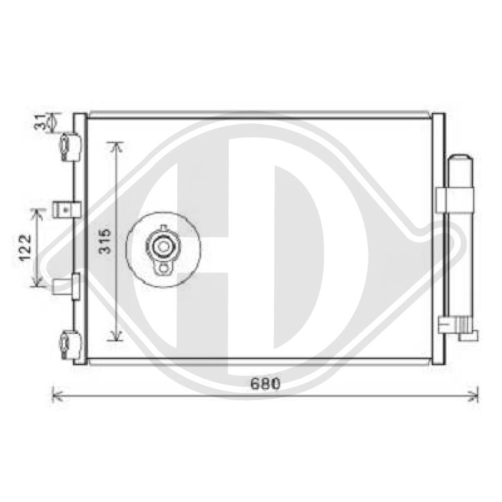 Condensor, airconditioning