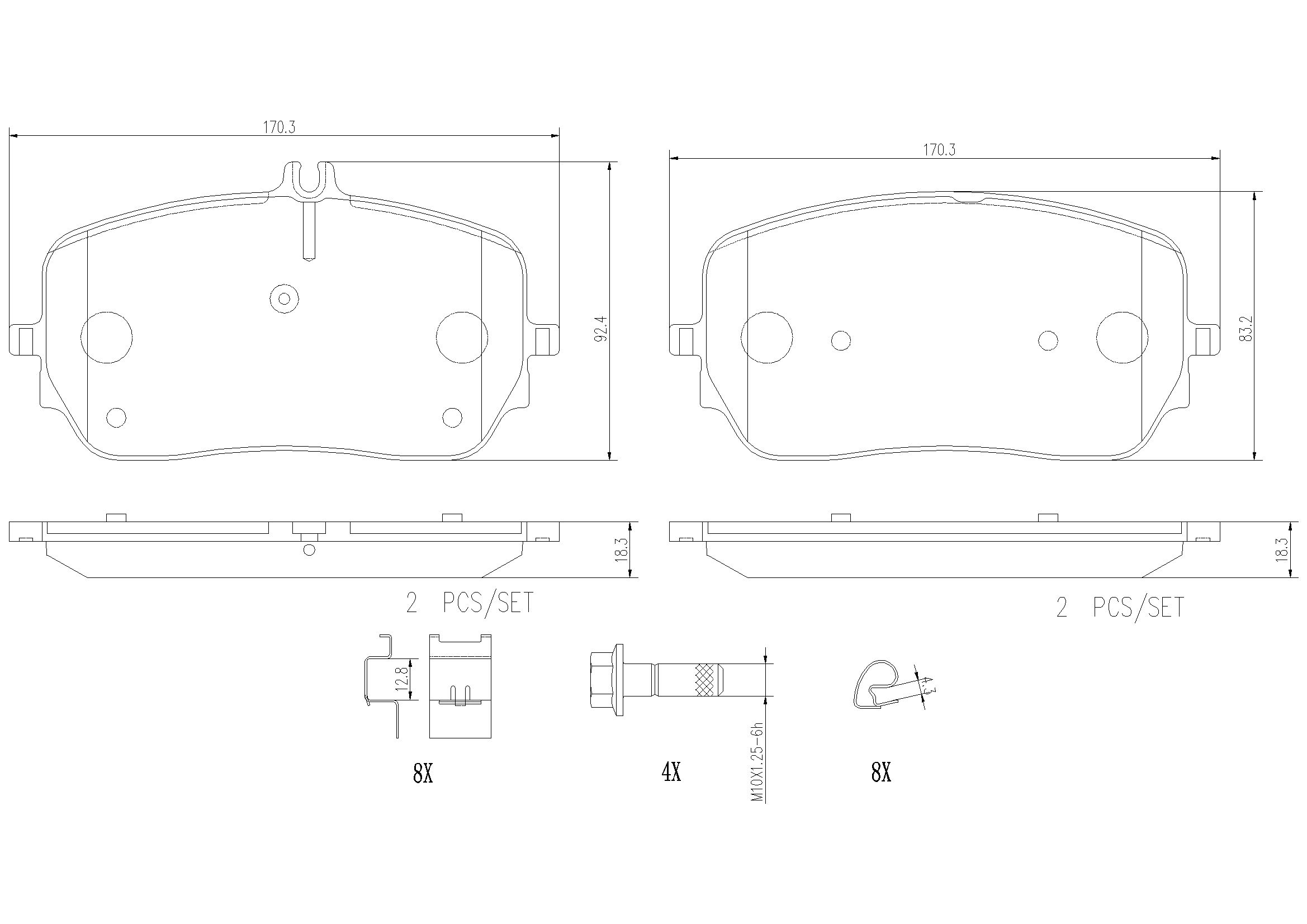 MERCEDES BENZ GLE300d 4MATIC V167 19-19 (FRT) - TecDoc Only