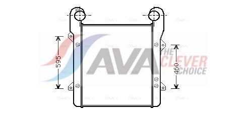 DF4005 AVA QUALITY COOLING töltőlevegő-hűtő