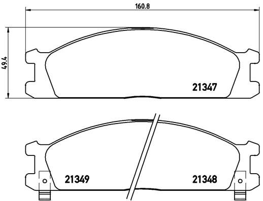 Brake Pad Set, disc brake P 24 026