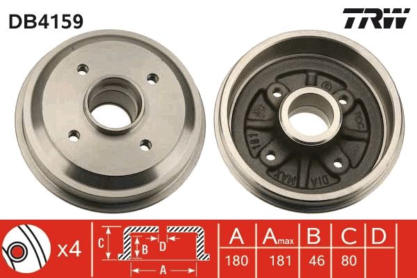 TAMBOUR DE FREIN  9900