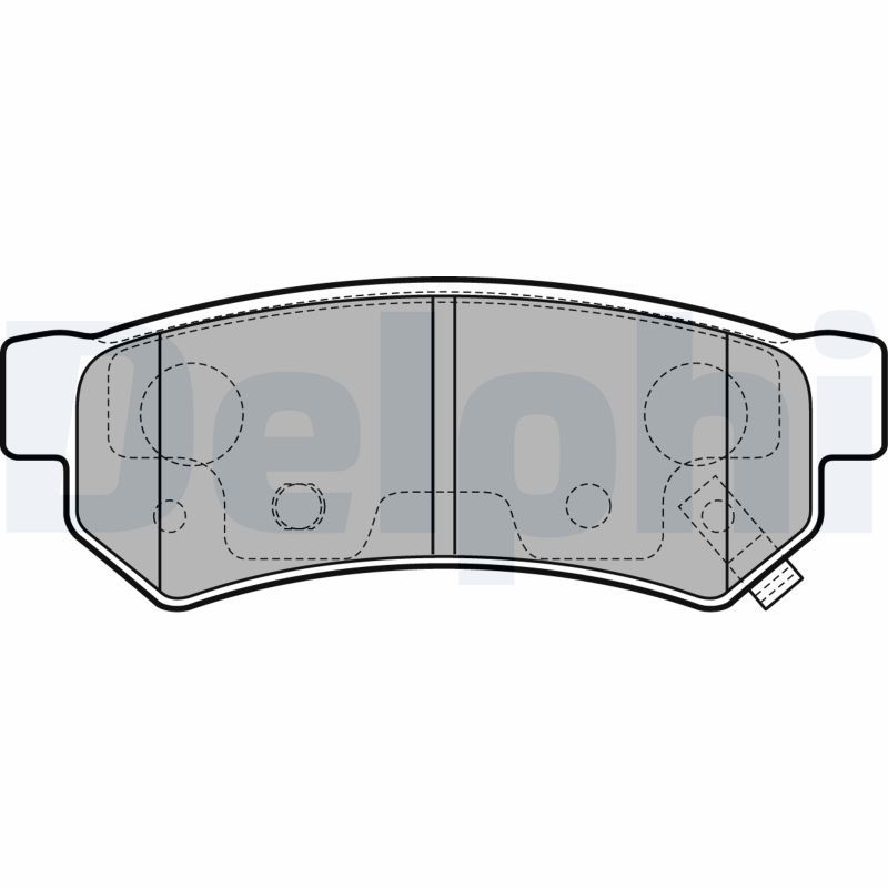 Brake Pad Set, disc brake LP3305