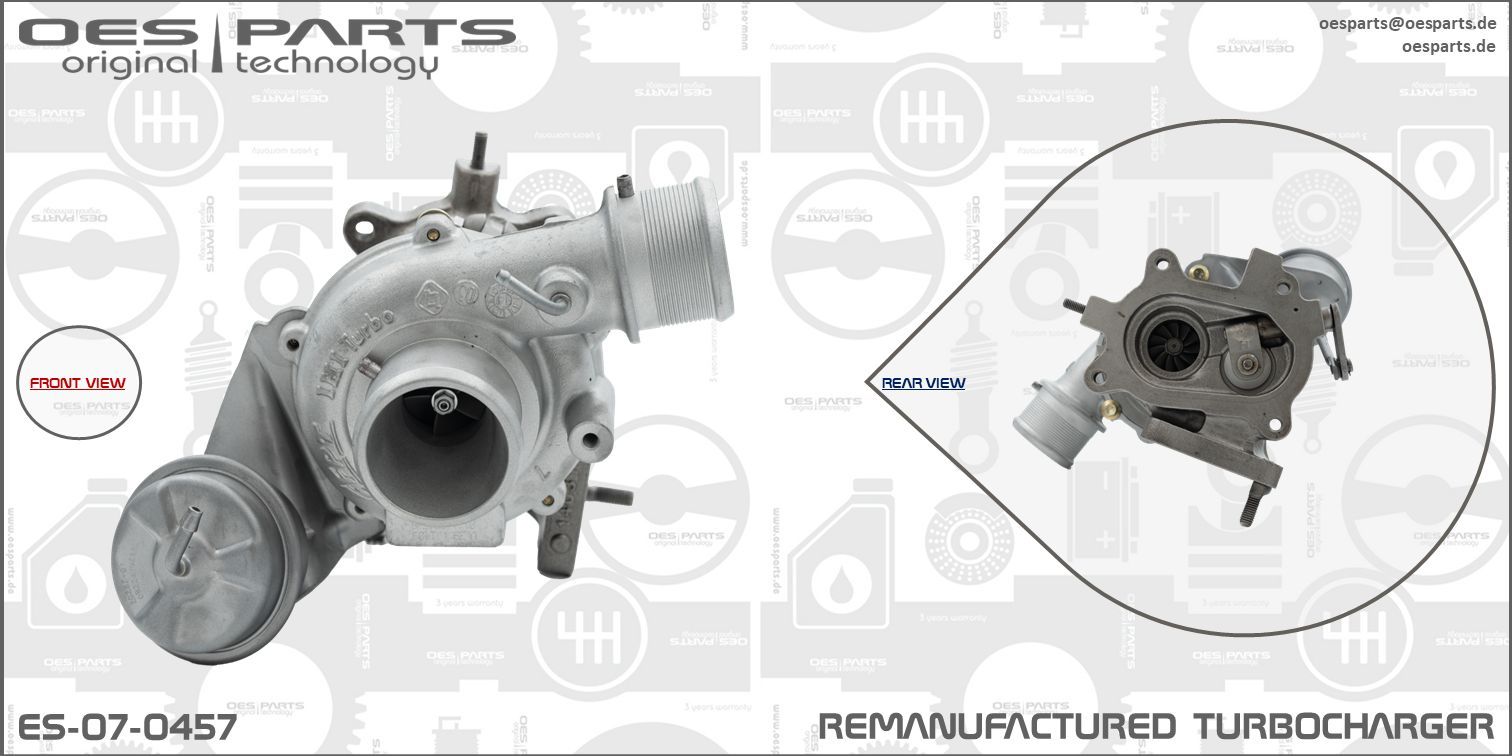 OES PARTS ES-07-0457 - Lader, Aufladung
