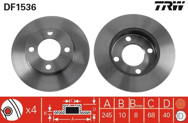 PAIRE DE DISQUES  9900