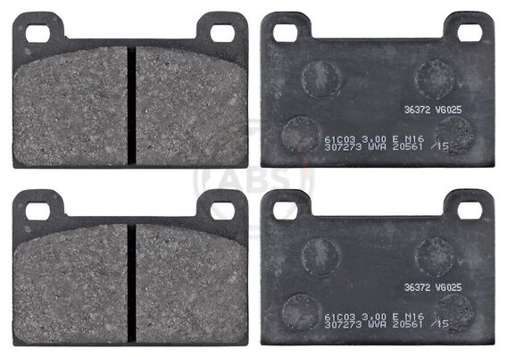 Brake Pad Set, disc brake 36372