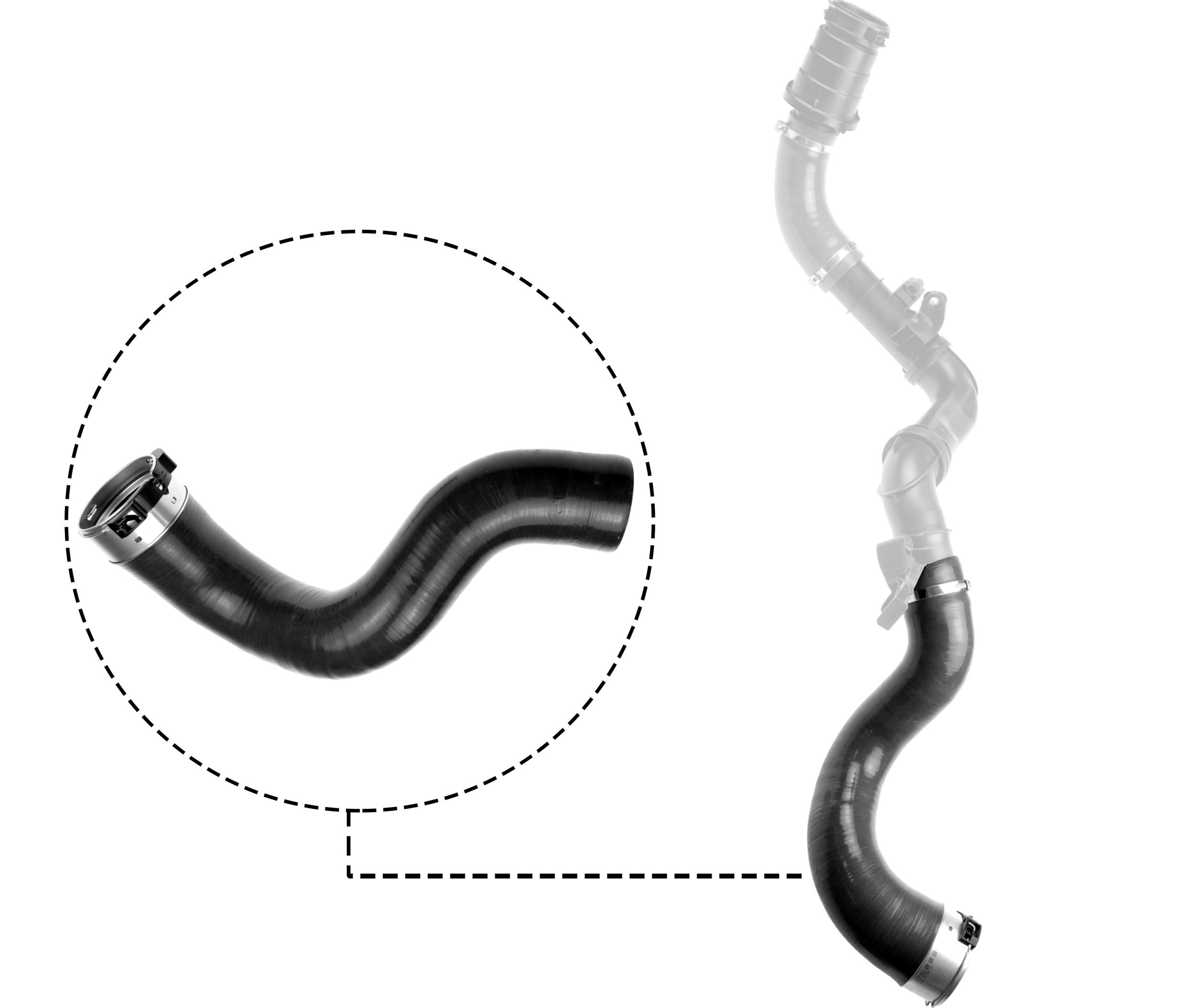 GATES 09-1301 Charge Air Hose