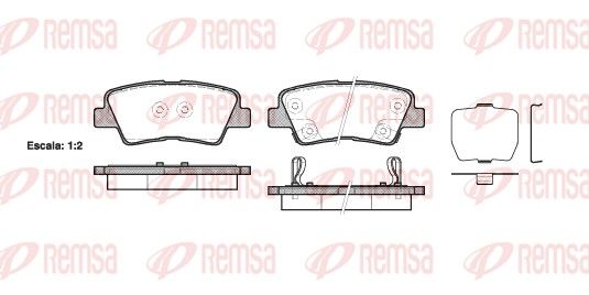Premium Rear Brake Pad Set Premium Rear Brake Pad Set