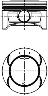 KOLBENSCHMIDT 40385600 Piston