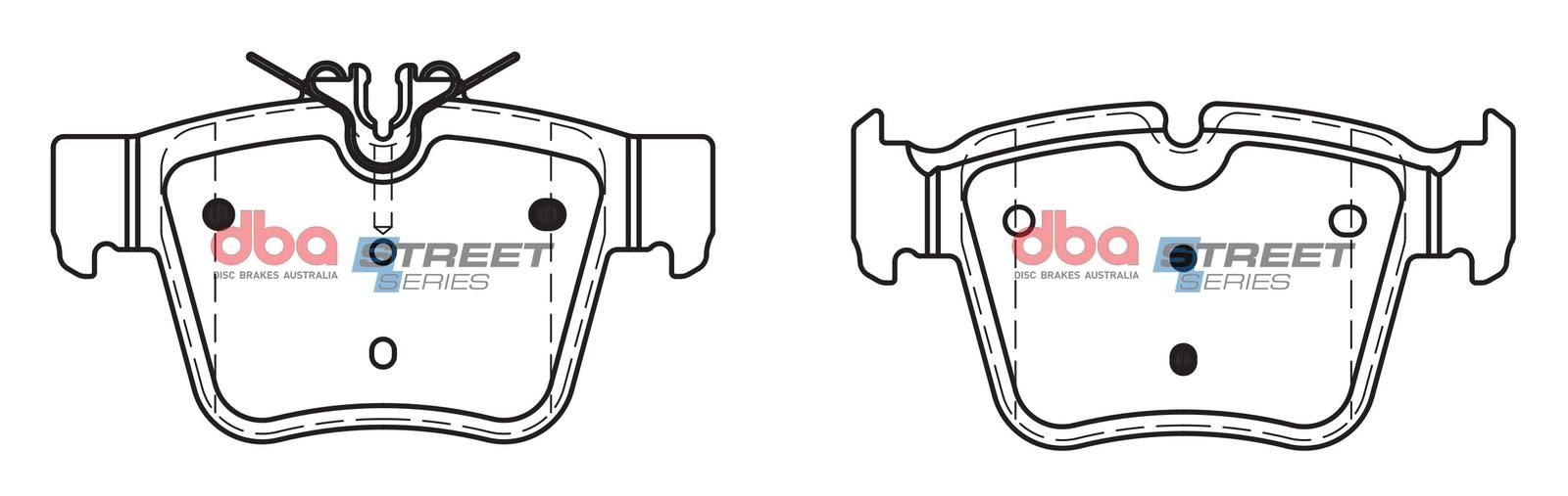 DBA SS STREET SERIES BRAKE PADS [  Mercedes-Benz C450 AMG / E450 / GLC250 / GLC450 AMG SPORT X253 2015 - On R ] - TecDoc Only