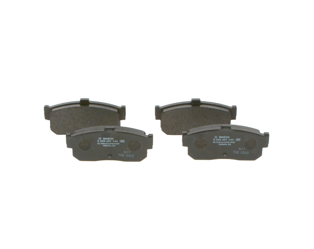 BOSCH 0 986 461 144 Brake Pad Set, disc brake