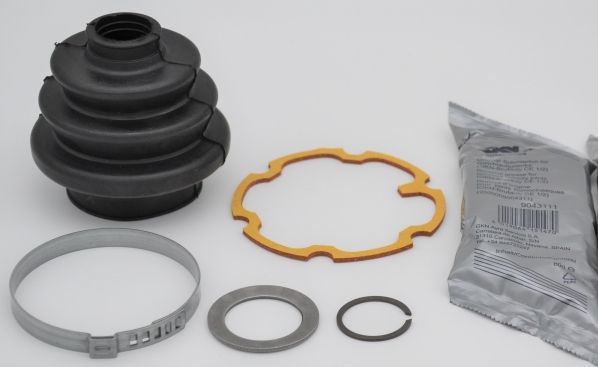 Faltenbalgsatz, Antriebswelle